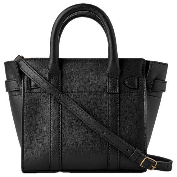 Mulberry Micro Zipped Bayswater, Black